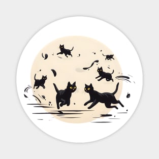 Cat Runner Magnet